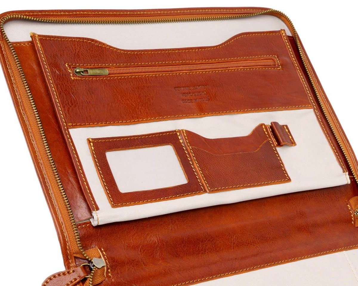 Business As Usual - Honey Brown - Pampora Leather