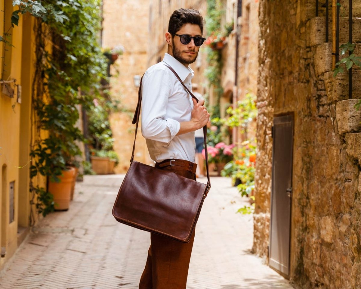 Business Time - Dark Brown - Pampora Leather