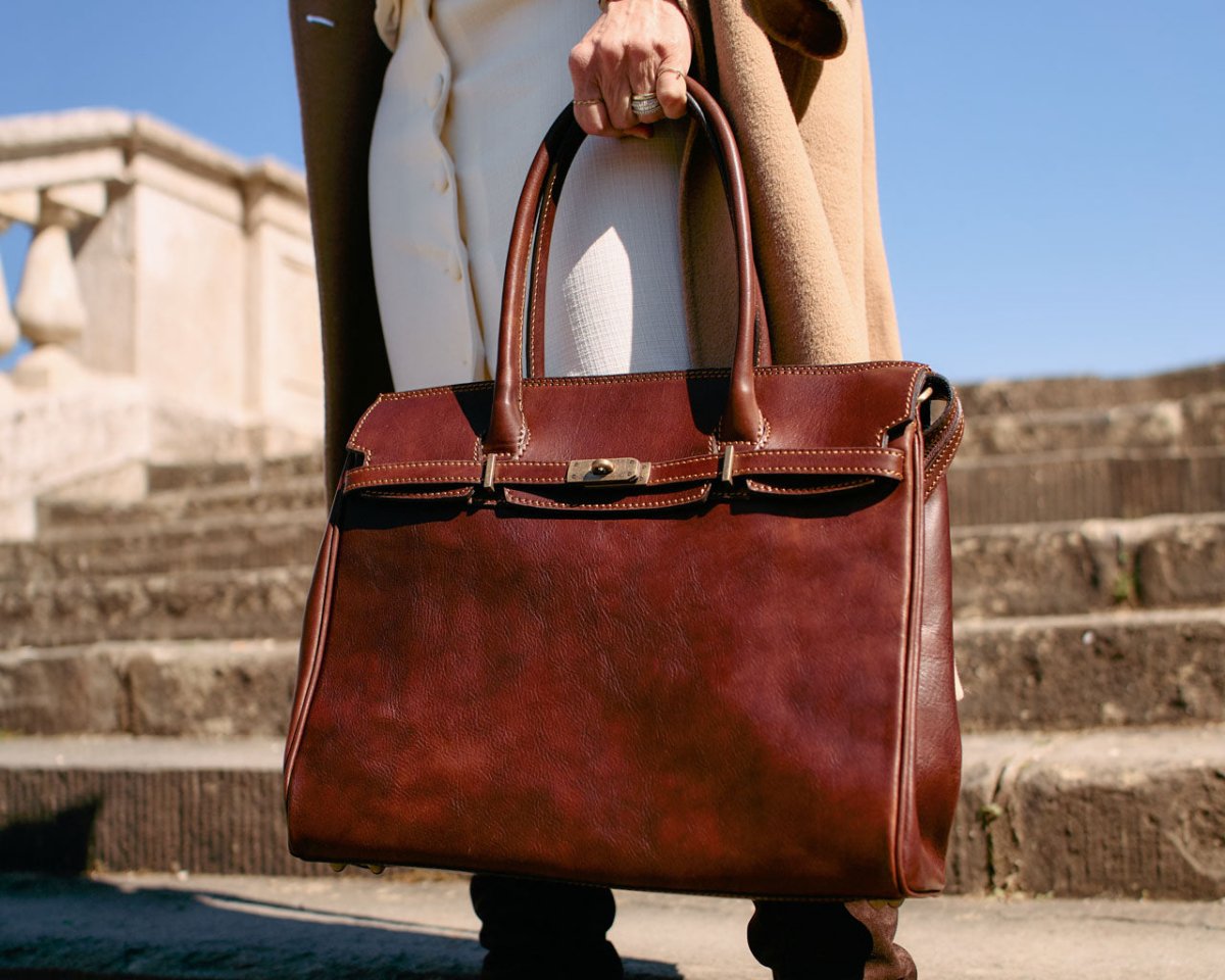 Business Venture - Dark Brown - Pampora Leather