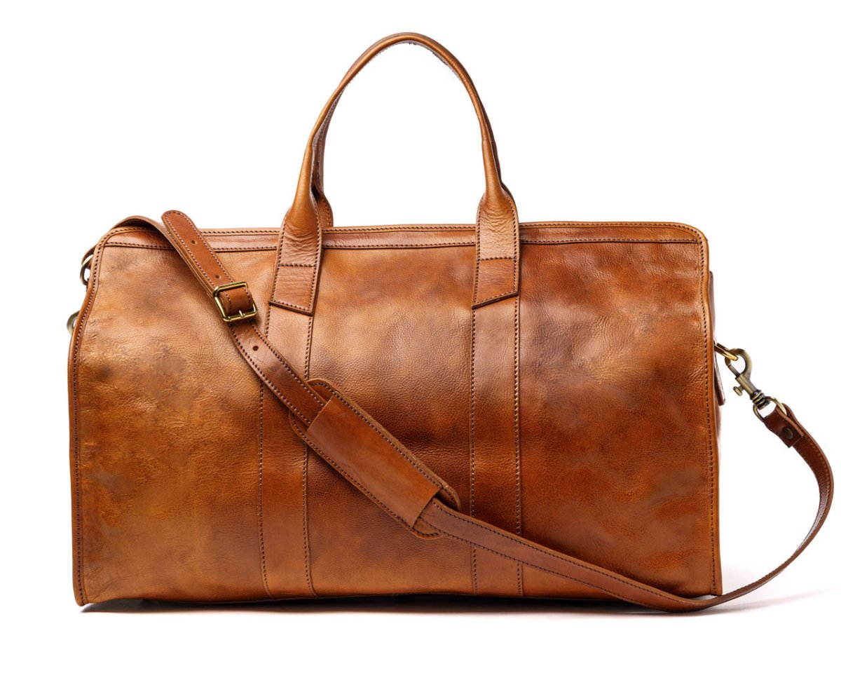On The Move Leather Duffle Bag | Pampora Leather