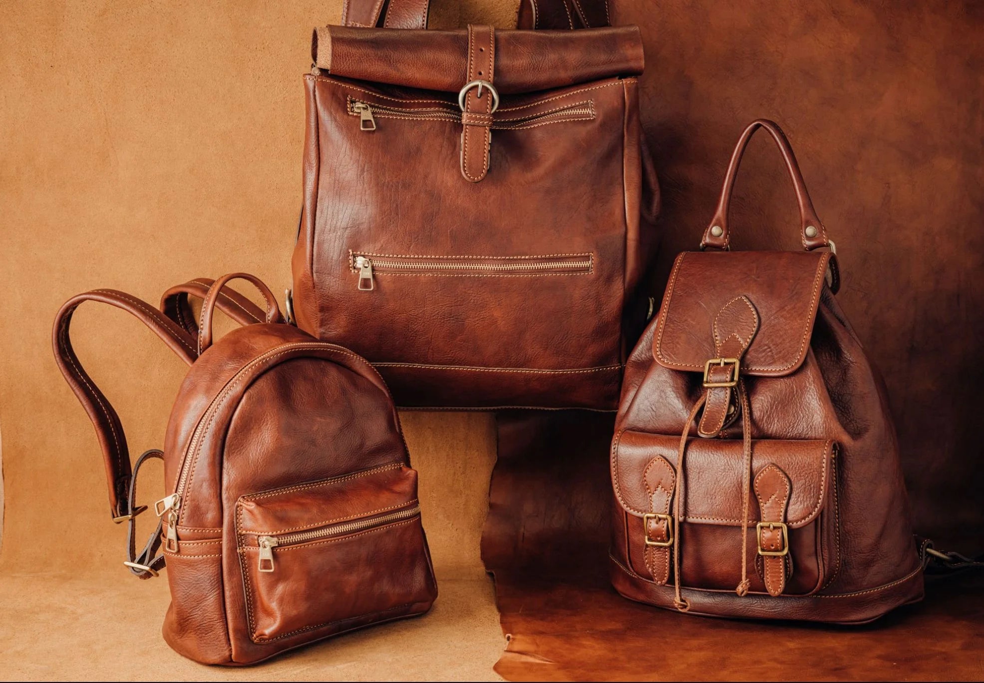 Leather Backpacks - Travel Rucksacks - Laptop Bags | Pampora Leather