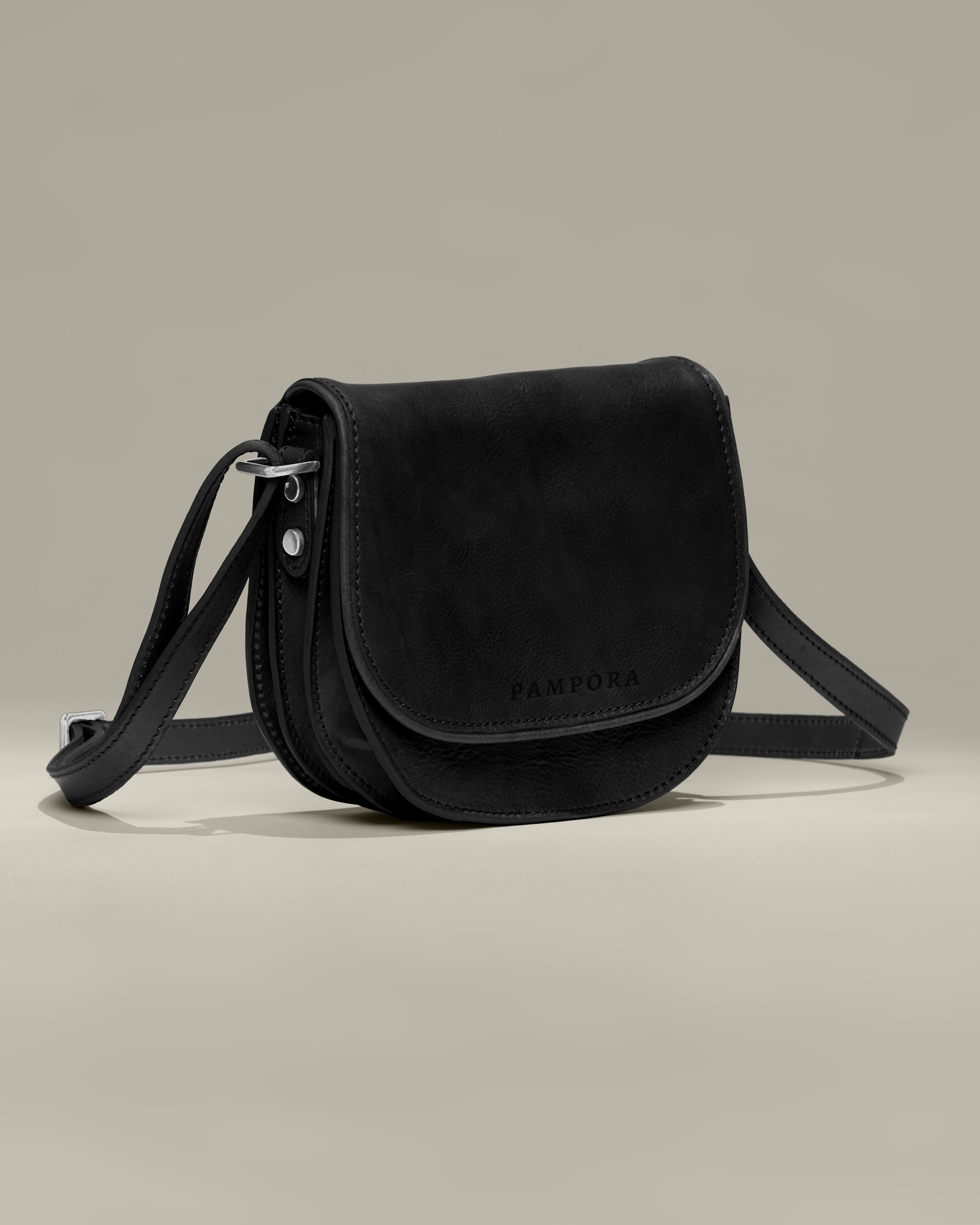 Black suede saddle bag hot sale