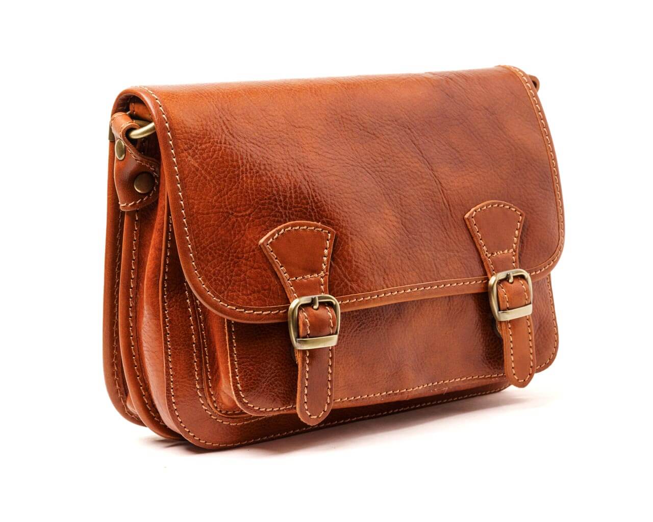 Adventure Ready Leather Crossbody Bag Pampora Leather