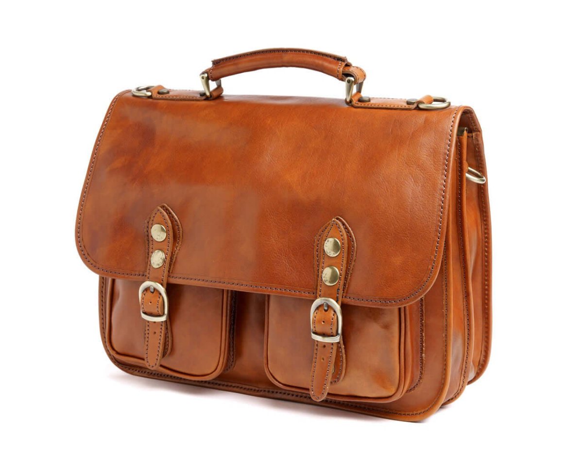Always In Meetings - Honey Brown - Pampora Leather