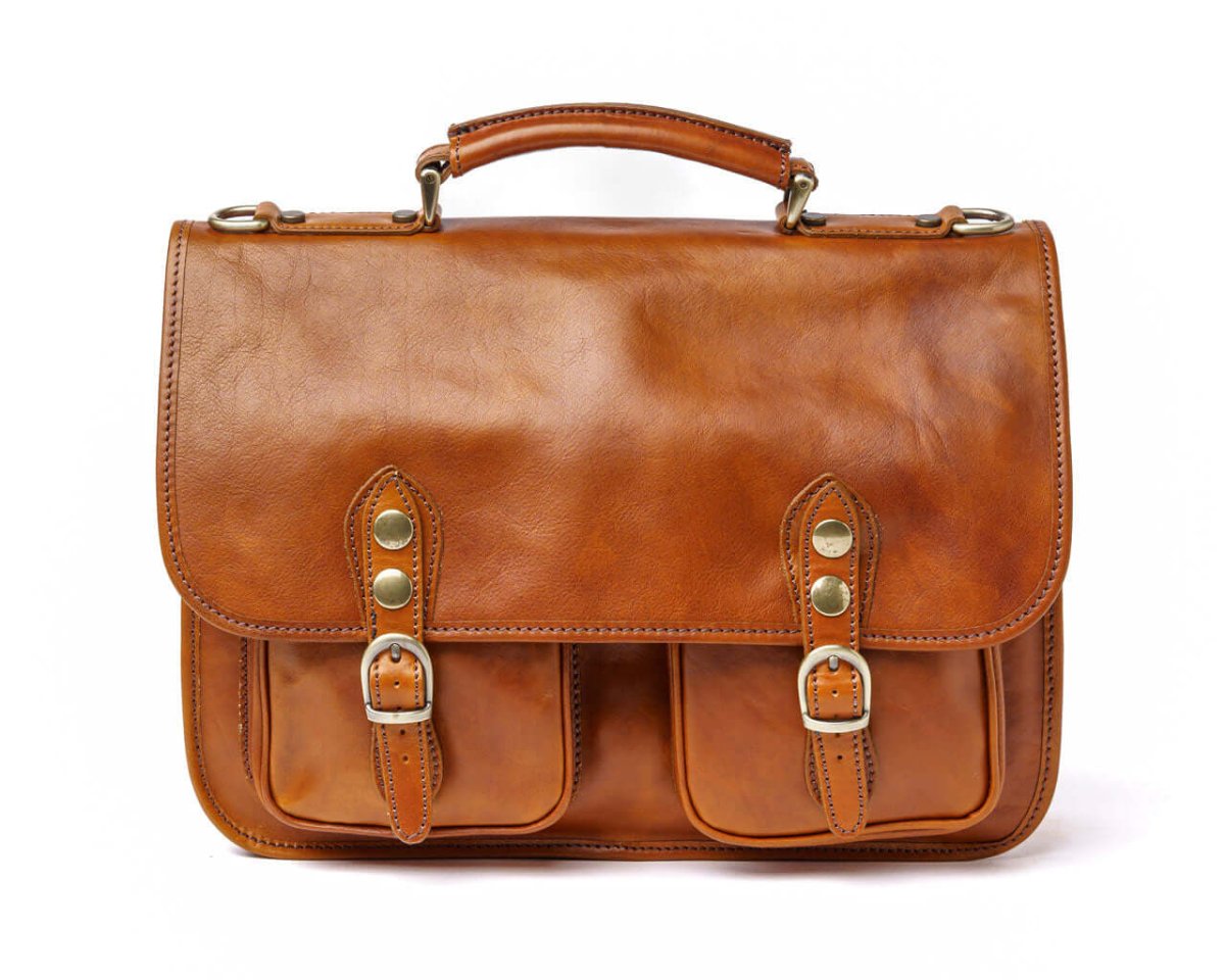 Always In Meetings - Honey Brown - Pampora Leather