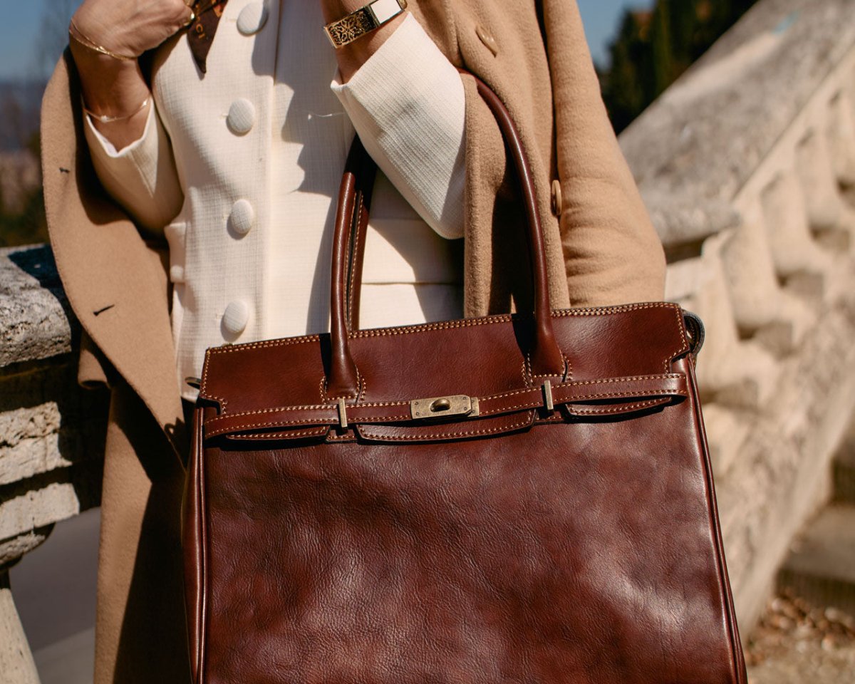 Business Venture - Dark Brown - Pampora Leather