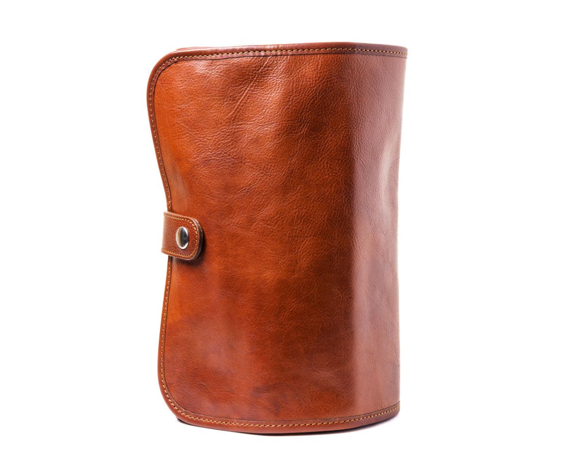 Dawn Travel Bag - Dark Brown - Pampora Leather