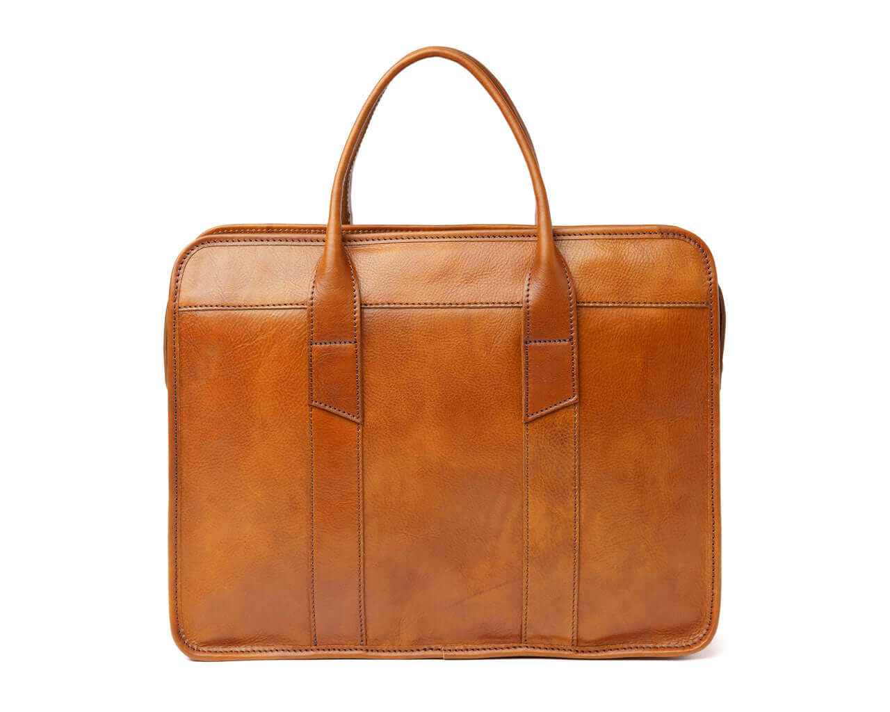 Luxury Leather Briefcase "Boss Moves" for Laptop 