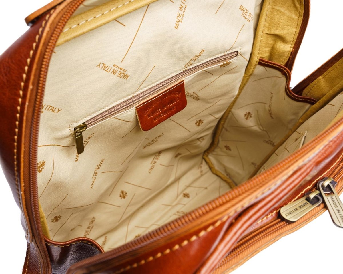 On A Mission - Honey Brown - Pampora Leather