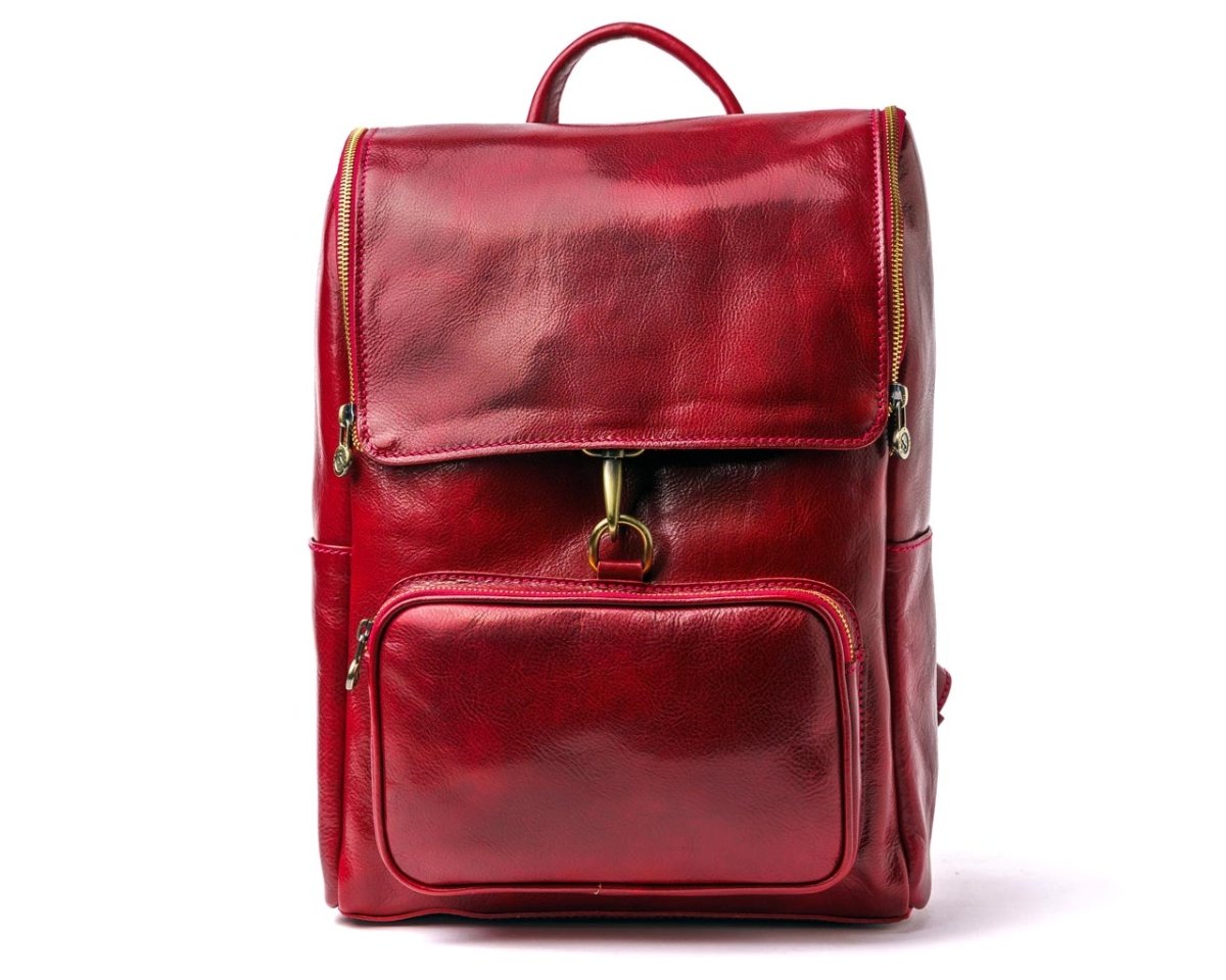 On The Rise - Red - Pampora Leather