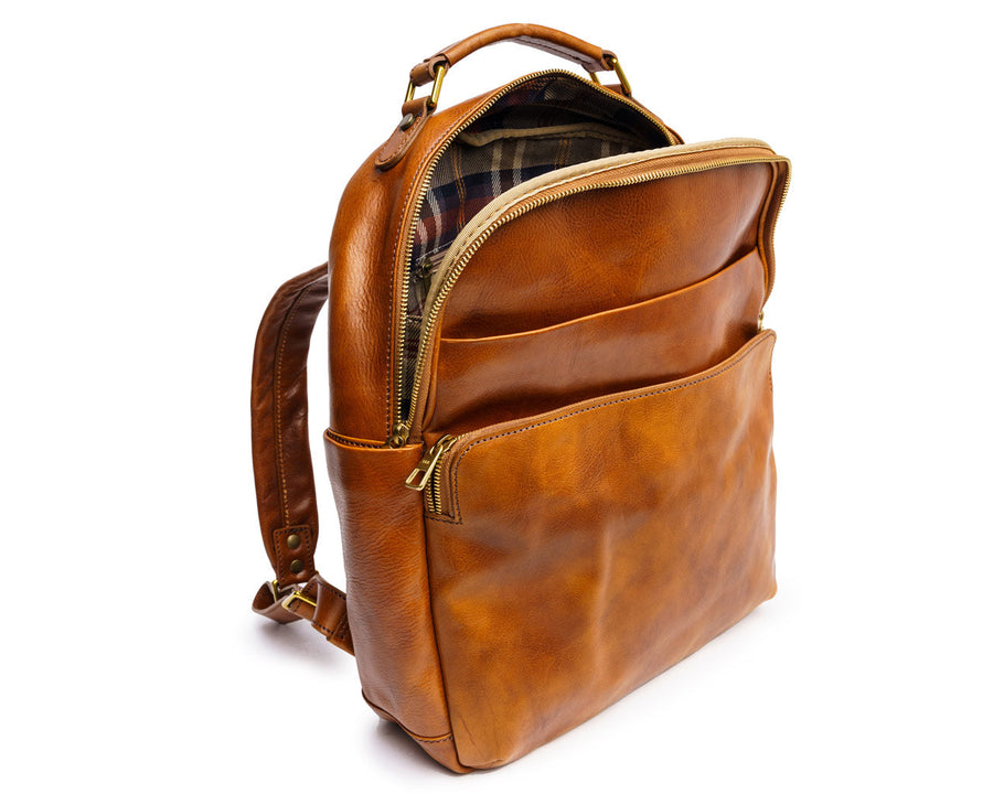 Brown Designer Mens Leather Laptop Bag, Capacity: 10 - 15 Kg